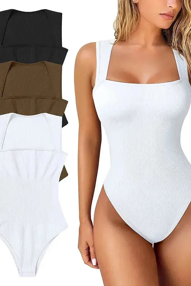 Michelle™ | Shapewear Ribbed Bodysuit