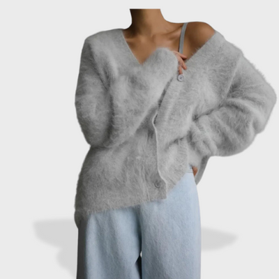 Valentina™ Oversized V-neck Cardigan