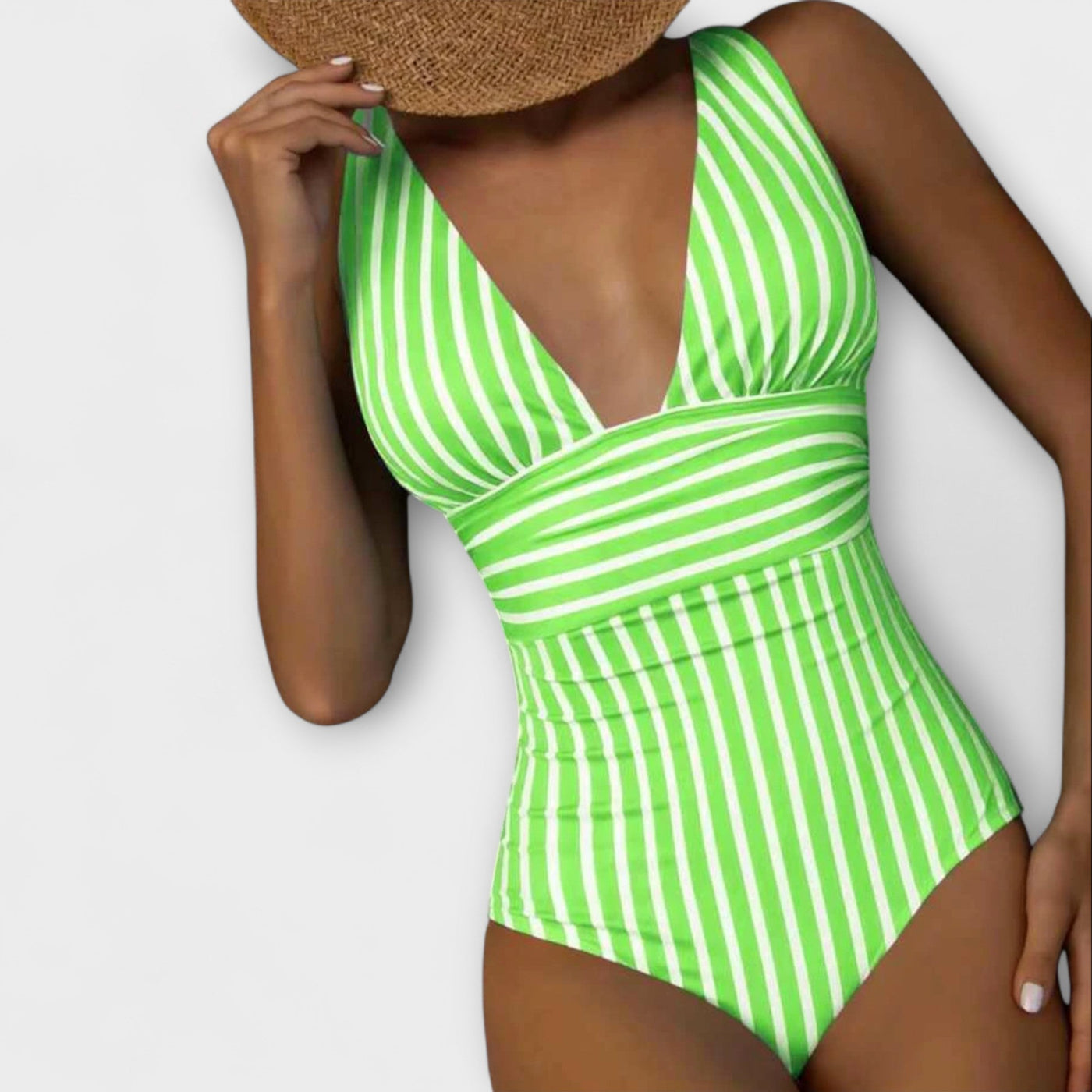 AURORA | Striped Swimsuit
