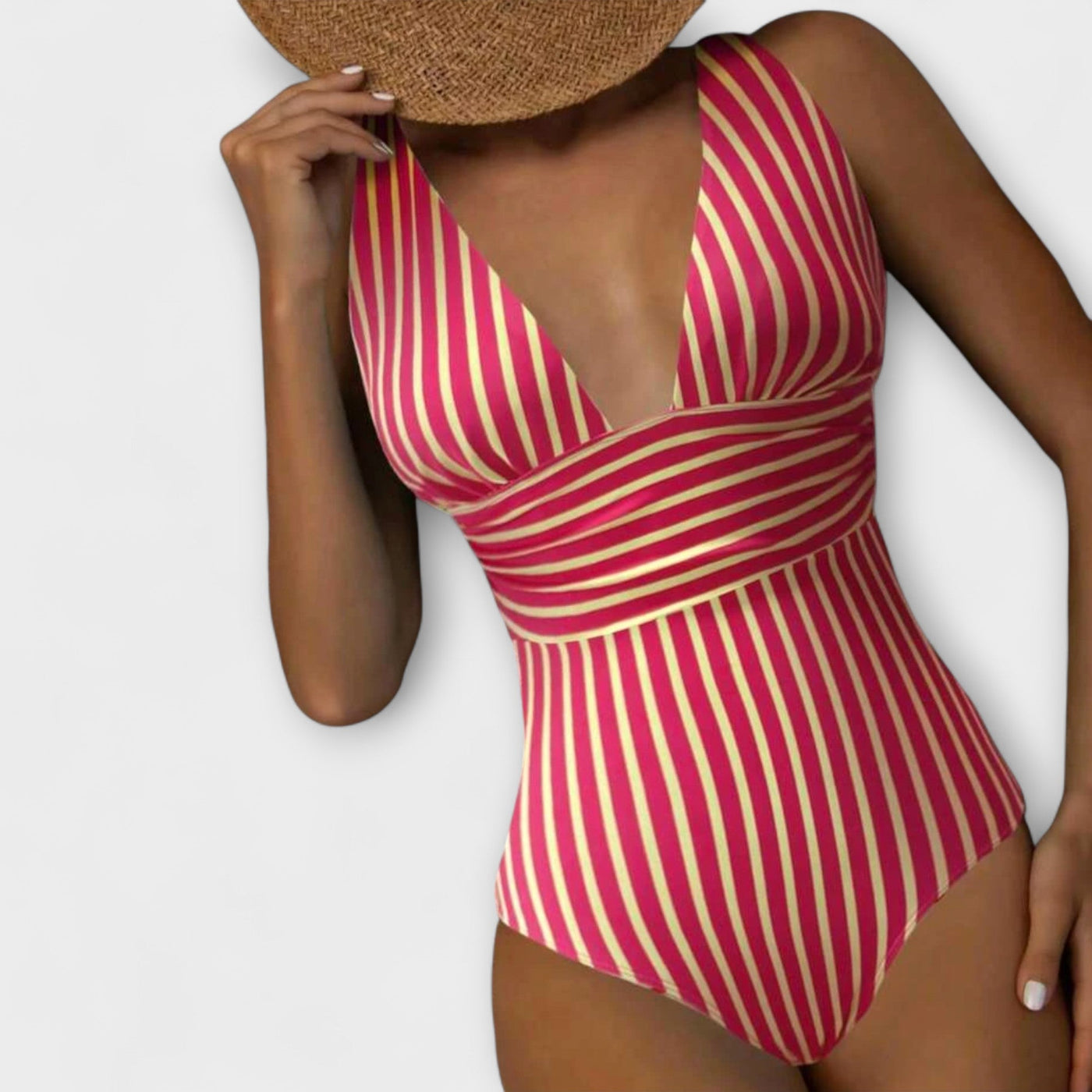 AURORA | Striped Swimsuit