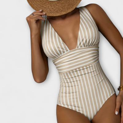 AURORA | Striped Swimsuit