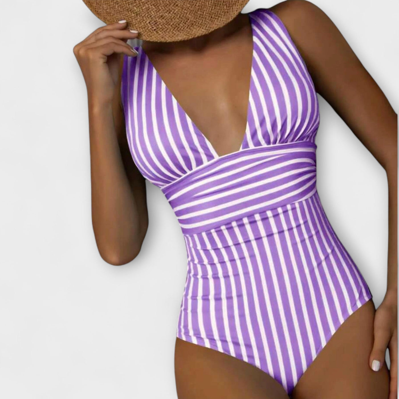 AURORA | Striped Swimsuit