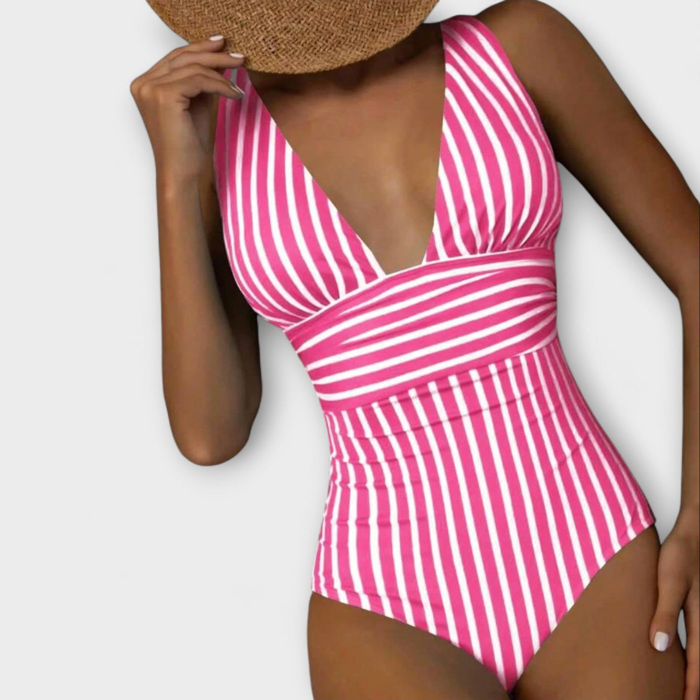 AURORA | Striped Swimsuit