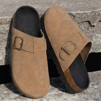 Leroy™ - Boston Leather Slippers