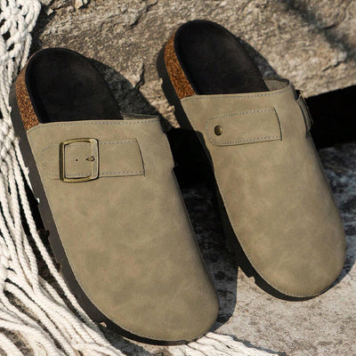 Leroy™ - Boston Leather Slippers