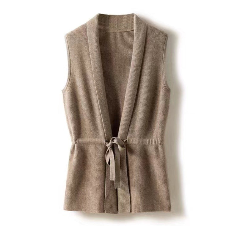 Cashmere Tie Vest™