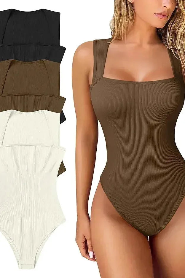 Michelle™ | Shapewear Ribbed Bodysuit